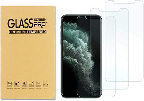 3 Pack Glass Screen Protector Compatible with iPhone 12 iPhone 12 Pro Screen Protector -6.1inch Display 9H Tempered Glass