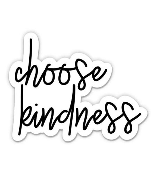 GT Graphics Express Choose Kindness - 3inch Vinyl Sticker - for Car Laptop Water Bottle Phone - Waterproof Decal GT Graphics Express Choose Kindness - 3inch Vinyl Sticker - for Car Laptop Water Bottle Phone - Waterproof Decal