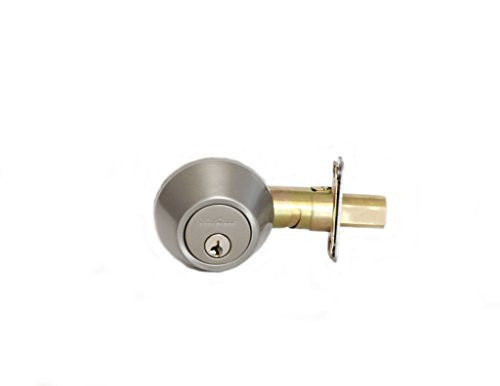 MaxGrade 60015KW Single Cylinder Deadbolt, Satin Nickel
