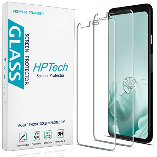 2-Pack HPTech Tempered Glass For Google Pixel 4 Screen Protector, Easy to Install, Bubble Free, 9H Hardness 2-Pack HPTech Tempered Glass For Google Pixel 4 Screen Protector, Easy to Install, Bubble Free, 9H Hardness