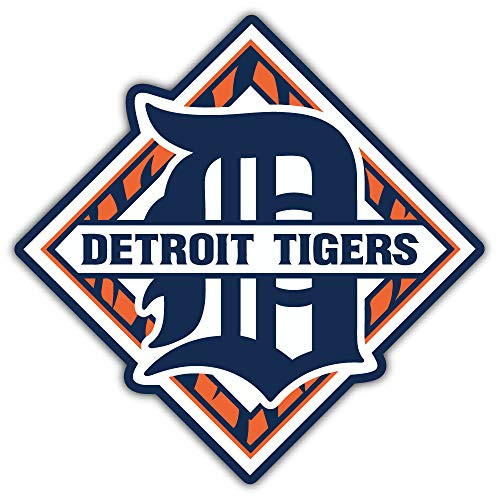 skyhighprint - Detroit Tigers MLB Sport Decor Vinyl Print Sticker 5'' X 5''