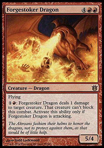 Magic The Gathering - Forgestoker Dragon 98/165 - Born of The Gods - Foil