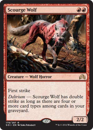 Magic The Gathering - Scourge Wolf 179/297 - Shadows Over Innistrad