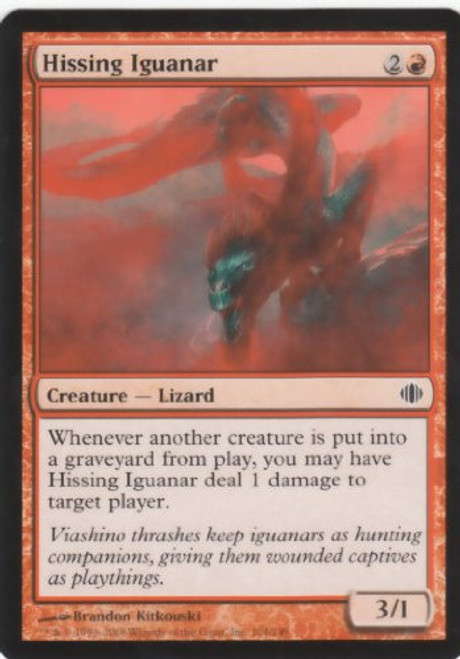 Magic The Gathering - Hissing Iguanar - Shards of Alara Magic The Gathering - Hissing Iguanar - Shards of Alara