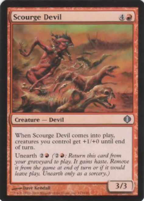 Magic The Gathering - Scourge Devil - Shards of Alara Magic The Gathering - Scourge Devil - Shards of Alara