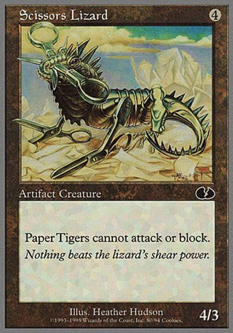 Magic The Gathering - Scissors Lizard - Unglued