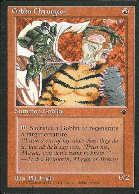 Magic The Gathering - Goblin Chirurgeon - Fallen Empires