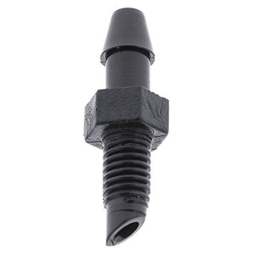 Drip Depot Barb Tubing Coupling Adapter-Thread 1/4inch  x Barb 1/4inch - 10 Pack