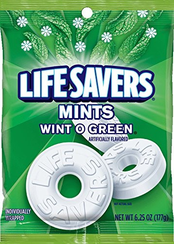 Life Savers Hard Candy, Wint-O-Green, 6.25 oz