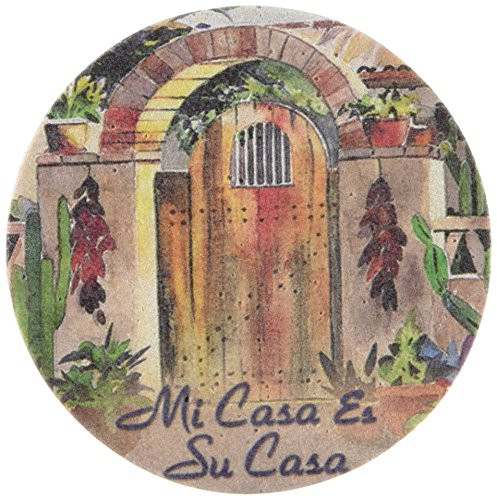 Thirstystone Drink Coaster Set, Lisa's Gate Mi Casa es Su Casa