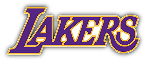 valstick Los Angels Lakers NBA Basketball Logo Car Bumper Sticker Decal