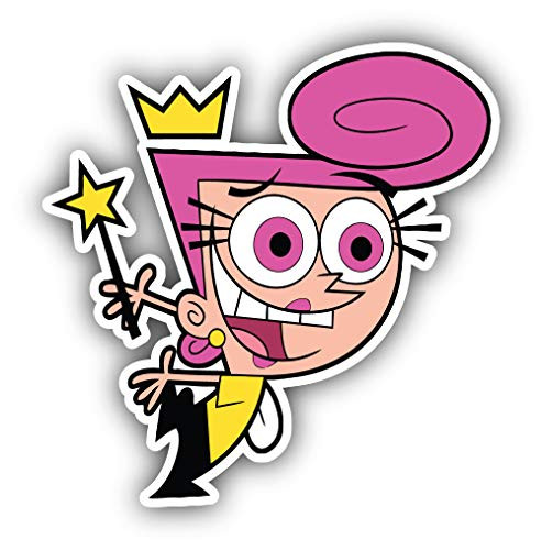 valstick Fairly OddParents Cartoon Wanda Car Bumper Sticker Decal