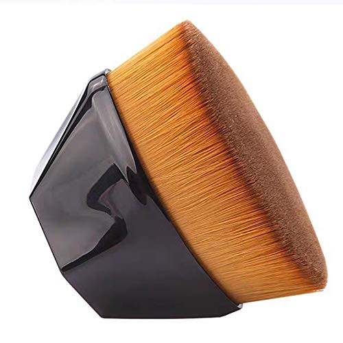 Foundation Makeup Brush Flat Top Kabuki Hexagon Face Blush Liquid Powder Foundation Brush for Blending Liquid, Cream or Flawless Powder Cosmetics with Bonus Protective Case black Foundation Makeup Brush Flat Top Kabuki Hexagon Face Blush Liquid Powder Foundation Brush for Blending Liquid, Cream or Flawless Powder Cosmetics with Bonus Protective Case black