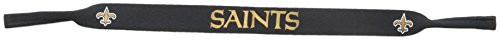 Siskiyou NFL New Orleans Saints Neoprene Sunglass Strap, Black