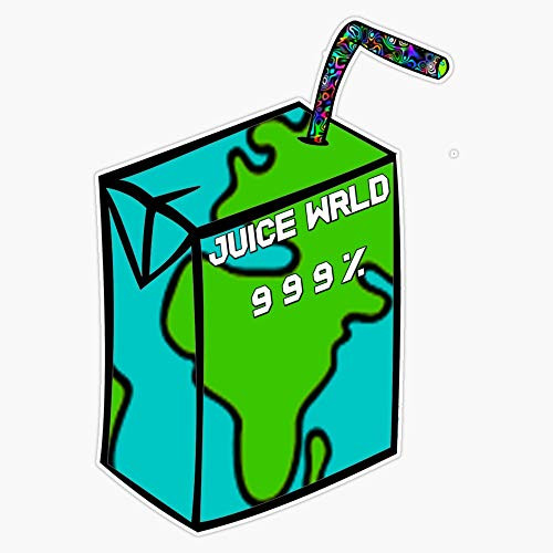 EMC Graphics Juice Wrld - Juice Box 999 Vinyl Waterproof Sticker Decal Car Laptop Wall Window Bumper Sticker 5inch