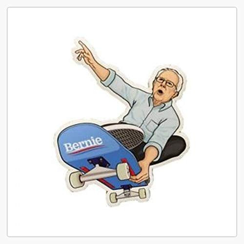 EMC Graphics Skateboard Bernie Sanders Vinyl Waterproof Sticker Decal Car Laptop Wall Window Bumper Sticker 5inch