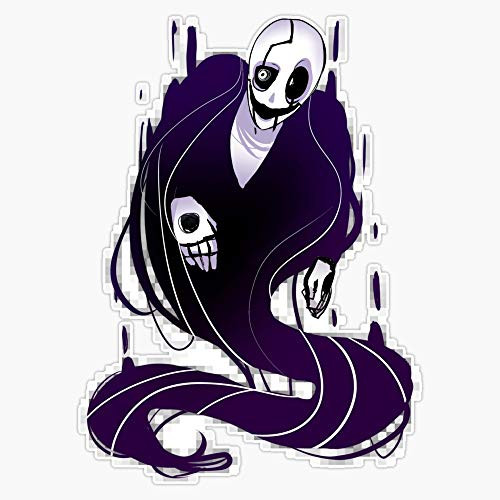 EMC Graphics Undertale Gaster Vinyl Waterproof Sticker Decal Car Laptop Wall Window Bumper Sticker 5inch