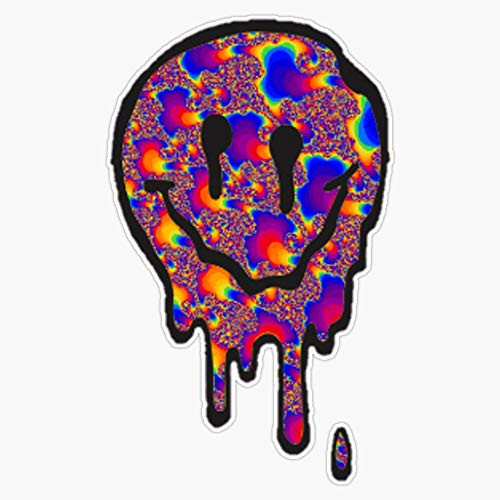 EMC Graphics Trippy Rainbow Face Vinyl Waterproof Sticker Decal Car Laptop Wall Window Bumper Sticker 5inch EMC Graphics Trippy Rainbow Face Vinyl Waterproof Sticker Decal Car Laptop Wall Window Bumper Sticker 5inch