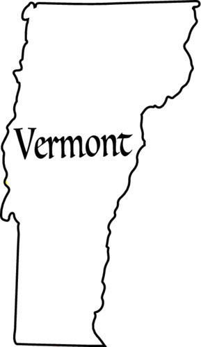 ION Graphics Vermont Decal - White Vermont Vinyl Sticker- Vermont Bumper Sticker - State Decal - Perfect Vermont Gift - Made in The USA Size 3.000inch  x 5.000inch  inch
