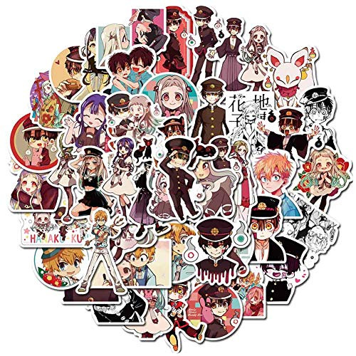 VASTAIR Toilet-Bound Hanako-kun DIY Laptop Stickers for Luggage Computer Skateboard Car Motorcycle Decals for Teens Adults,50pack VASTAIR Toilet-Bound Hanako-kun DIY Laptop Stickers for Luggage Computer Skateboard Car Motorcycle Decals for Teens Adults,50pack