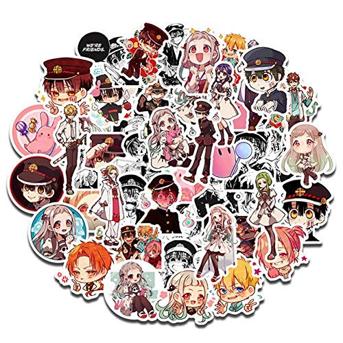 Opopark Toilet Bound Hanako Kun Waterproof Laptop Stickers, Anime Stickers, Skateboard Snowboard Car Bicycle Luggage Anime Decal Opopark Toilet Bound Hanako Kun Waterproof Laptop Stickers, Anime Stickers, Skateboard Snowboard Car Bicycle Luggage Anime Decal