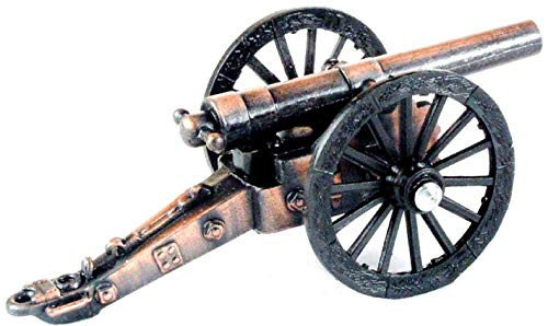 Civil War Cannon Die-cast Metal Pencil Sharpener in Colorful Printed Box.