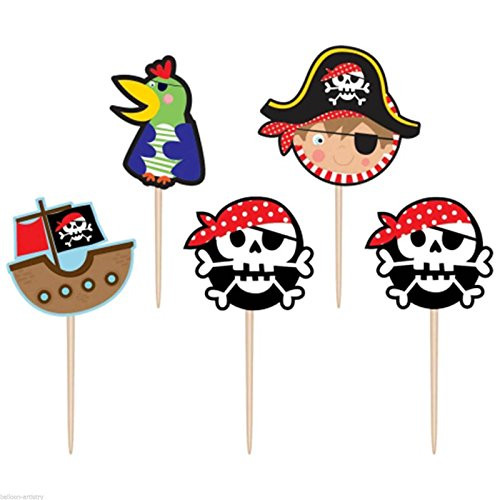 Amscan Little Pirate Pick Candle Set 5ct