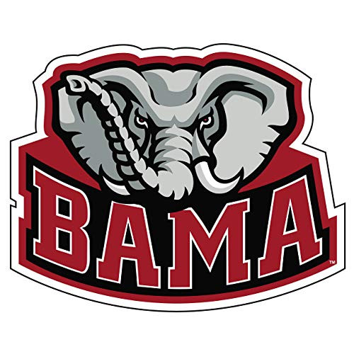 Alabama Crimson Tide Roll Tide 4inch  Perfect Die Cut Reflective Bama Vinyl Decal, Bumper Car Truck Laptop