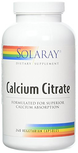 Solaray Calcium Citrate Complex | 1000 mg | 240 capsules