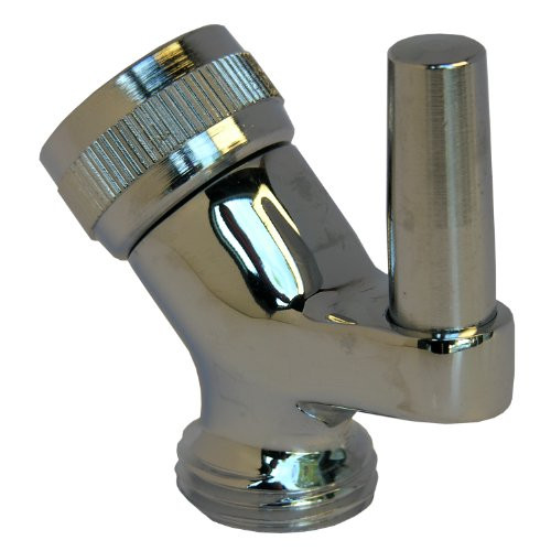 LASCO 08-2421 Personal Shower Arm Mount with Pin, Chrome Plated Brass