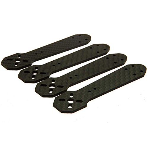 Hobbypower Glass Carbon Fiber Arm Motor Mount 3mm Spare Part for QAV250 Mini Drone Quadcopter Pack of 4 Pcs