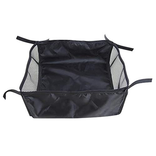 NINEFOX Baby Stroller Basket, Under Baby Stroller Storage Basket Solid Durable Waterproof Bottom Basket for Infant Pushchair Buggy Shopping Storage Case Mesh Netting Organizer Bag