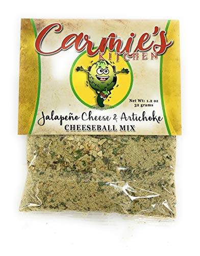 Carmie's Kitchen Jalapeno Cheese and Artichoke Cheeseball mix