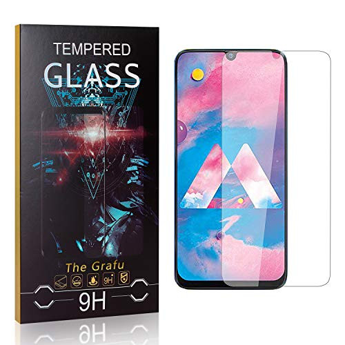 The Grafu Screen Protector for Galaxy M30, 9H Hardness, High Transparency, Anti Scratch Tempered Glass Screen Protector Compatible with Samsung Galaxy M30, 1 Pack