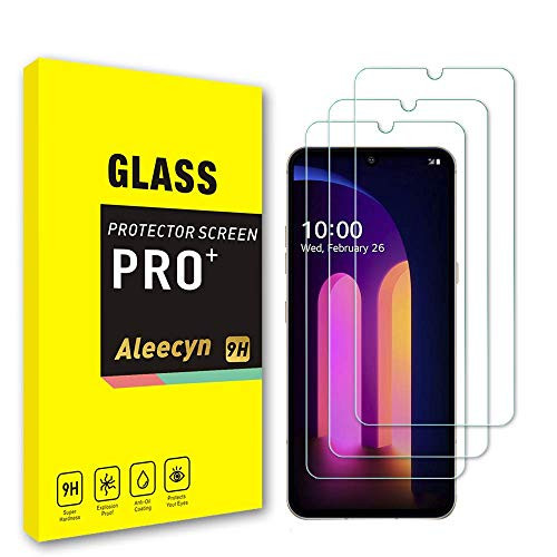 3 Pack Compatible with LG V60 ThinQ Screen Protector Tempered Glass, Protective Screen, Bubble Free, Anti-Scratch, Case Friendly, Easy Installation, 9H Tempered Glass Film for LG V60 ThinQ