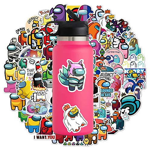 100 PCS Among Us Stickers, Cute Waterproof Vinyl Game Decal Sticker for Hydro Flask,Car,Water Bottle,Laptop,Luggage, Skateboard,Bicycle, Guitar,Phone. Among US 100 PCS Among Us Stickers, Cute Waterproof Vinyl Game Decal Sticker for Hydro Flask,Car,Water Bottle,Laptop,Luggage, Skateboard,Bicycle, Guitar,Phone. Among US
