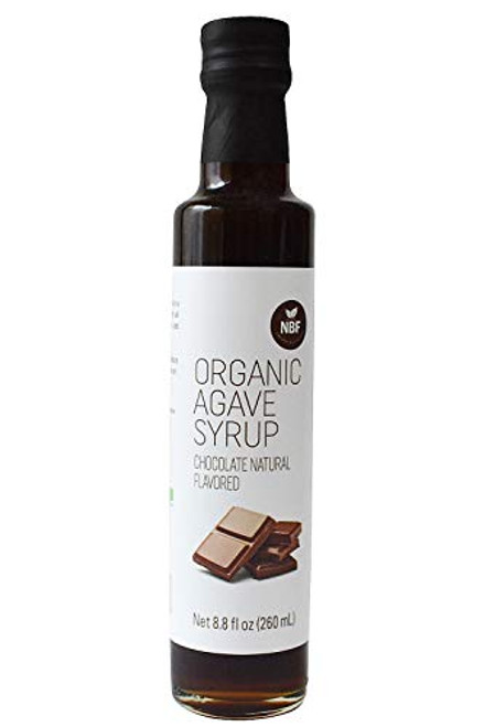 NBF Blue Organic Agave Nectar Syrup Chocolate Sweetener Natural Low Glycemic Index Non-GMO and Gluten-Free Natural Flavors Chocolate, Small 8.8 Ounce NBF Blue Organic Agave Nectar Syrup Chocolate Sweetener Natural Low Glycemic Index Non-GMO and Gluten-Free Natural Flavors Chocolate, Small 8.8 Ounce