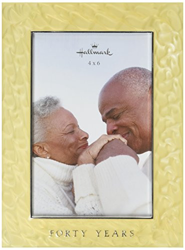 Ivy Lane Design Hallmark 40 Years Enamel Fill Frame