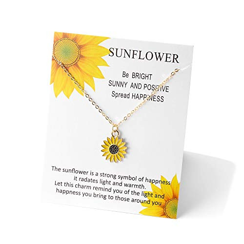Handmade Boho Style Sunflower Bracelet Friendship Jewelry for Women Girl Gift For Family Friends Sunflower Necklace Handmade Boho Style Sunflower Bracelet Friendship Jewelry for Women Girl Gift For Family Friends Sunflower Necklace