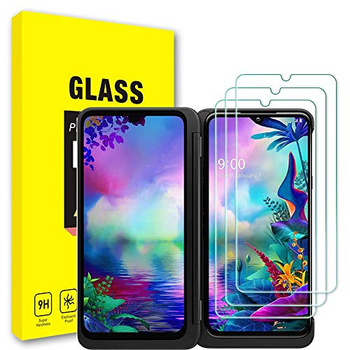 3 Pack Compatible with LG G8X ThinQ Screen Protector Tempered Glass, Bubble Free, Anti Scratch, Case Friendly, 9H Tempered Glass Screen Protector for LG G8X ThinQ 3 Pack Compatible with LG G8X ThinQ Screen Protector Tempered Glass, Bubble Free, Anti Scratch, Case Friendly, 9H Tempered Glass Screen Protector for LG G8X ThinQ