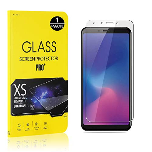 Screen Protector for Galaxy A6S, Bear Village Tempered Glass Screen Protector, 9H Hardness Screen Protector Film for Samsung Galaxy A6S, 1 Pack