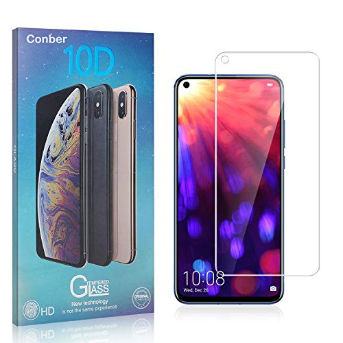 Conber Screen Protector for Huawei Nova 4, 1 Pack 9H Tempered Glass Film Screen Protector for Huawei Nova 4 ShatterproofScratch-Resistant