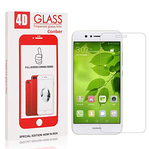 Conber Screen Protector for Huawei Nova 2, 1 Pack 9H Hardness Tempered Glass Film Screen Protector for Huawei Nova 2 ShatterproofScratch-Resistant