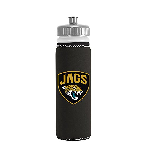 NFL Jacksonville Jaguars Van Metro Sports Bottle, Black, 22-ounce