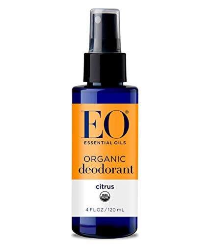 EO Organic Deodorant Spray Aluminum Free, Citrus, 4 Ounce