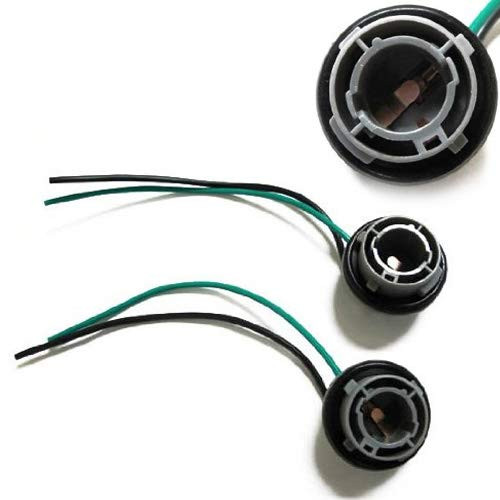 iJDMTOY 1156 7506 Wiring Harness Sockets Compatible With LED Bulbs, Turn Signal Lights, Backup Lights