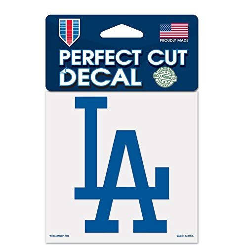 WinCraft MLB Los Angeles Dodgers Perfect Cut Color Decal, 4inch x 4inch WinCraft MLB Los Angeles Dodgers Perfect Cut Color Decal, 4inch x 4inch