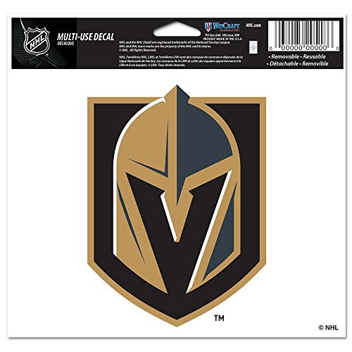 WinCraft NHL Vegas Golden Knights 5x6 Multi Use Color Decal, One Size, Team Color WinCraft NHL Vegas Golden Knights 5x6 Multi Use Color Decal, One Size, Team Color