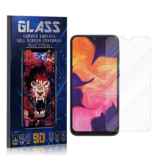Bear Village Screen Protector for Galaxy A10, Scratch Resistant 9H Hardness, Ultra Thin Tempered Glass Screen Protector Film for Samsung Galaxy A10, 1 Pack