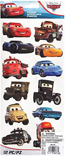 EK SUCCESS/AMERICAN CRAFTS Cars Disney LG Flat STCKR